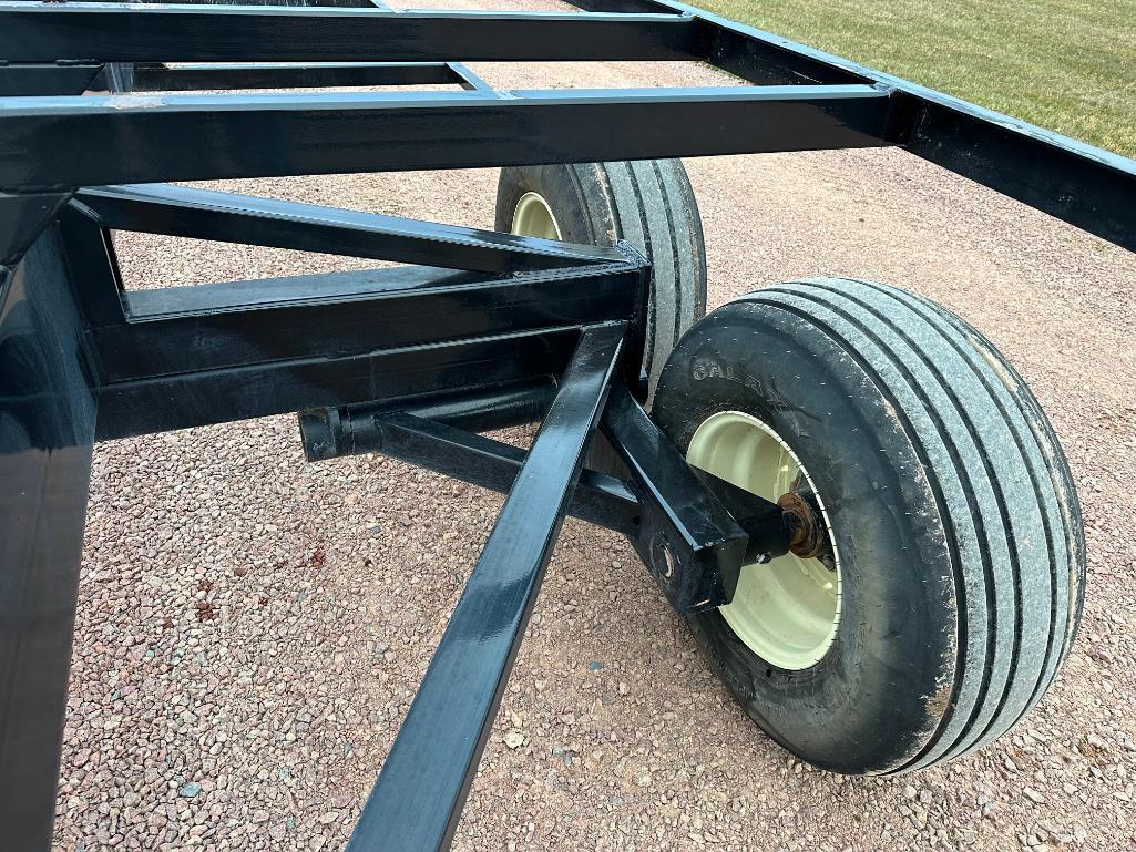 2022 Stoltzfus 40' bale trailer, tandem axle, 12.5L-15 tires, front dolly wheels, adjustable tongue,