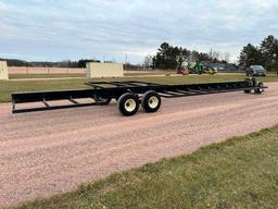 2022 Stoltzfus 40' bale trailer, tandem axle, 12.5L-15 tires, front dolly wheels, adjustable tongue,