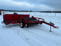 2005 H&S M1 hay merger, hyd drive, 6' pickup, turning attachment, transport lights, low use, SN: