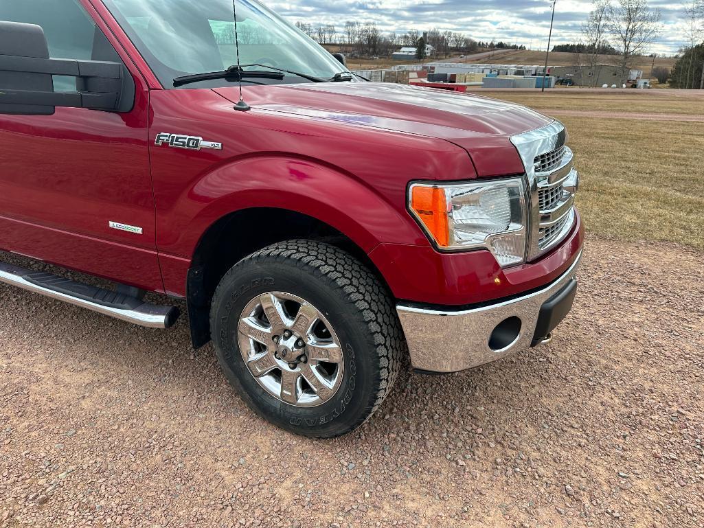 (TITLE) 2014 Ford F-150 XLT pickup truck, 4x4, 3.5L Eco Boost gas engine, crew cab, 6 1/2' box, auto