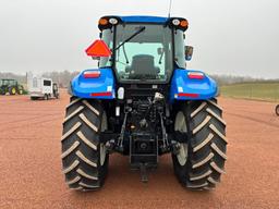 2016 New Holland T5.115 tractor, CHA, MFD, New Holland 835TL loader, Electro Command trans, 460/85R