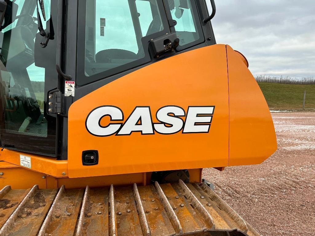 2020 Case 850M WT crawler dozer, cab w/AC, 24" track pads, hydro trans, 120" 6-way blade, sweeps,