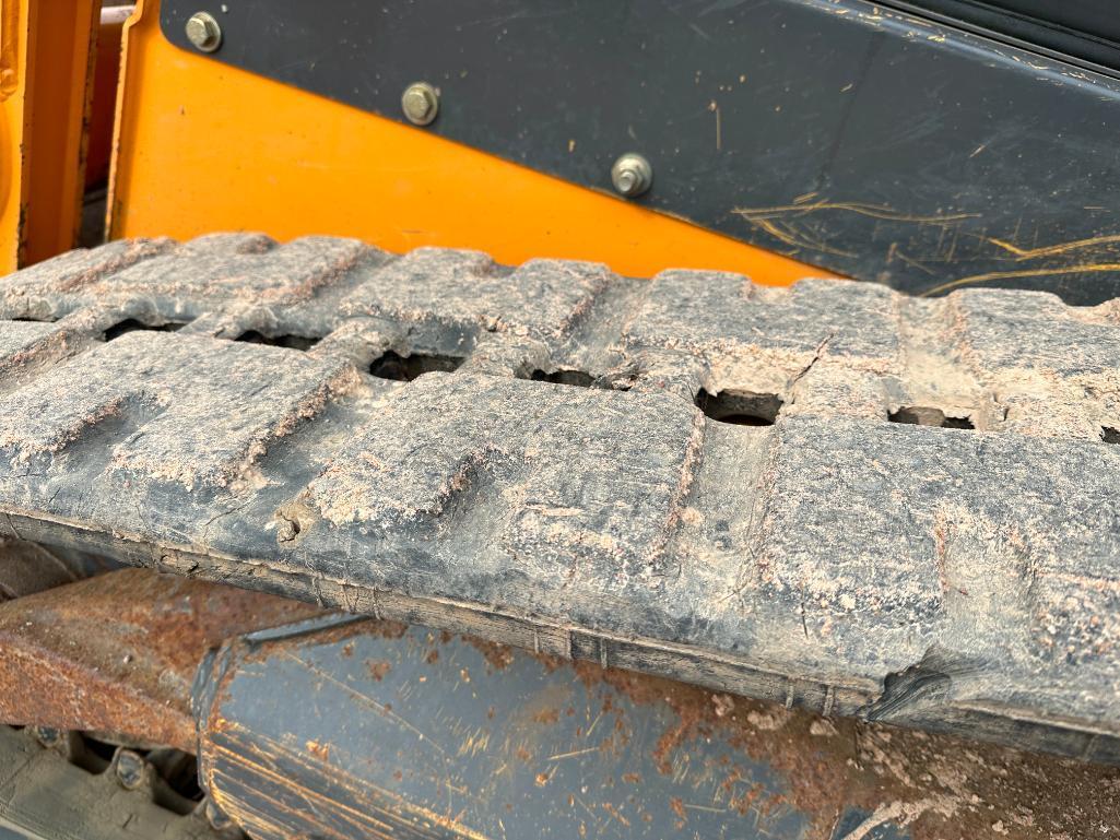 2016 Case TR270 track skid steer, cab w/AC, 12 1/2" rubber tracks, aux hyds, bucket, pilot controls,