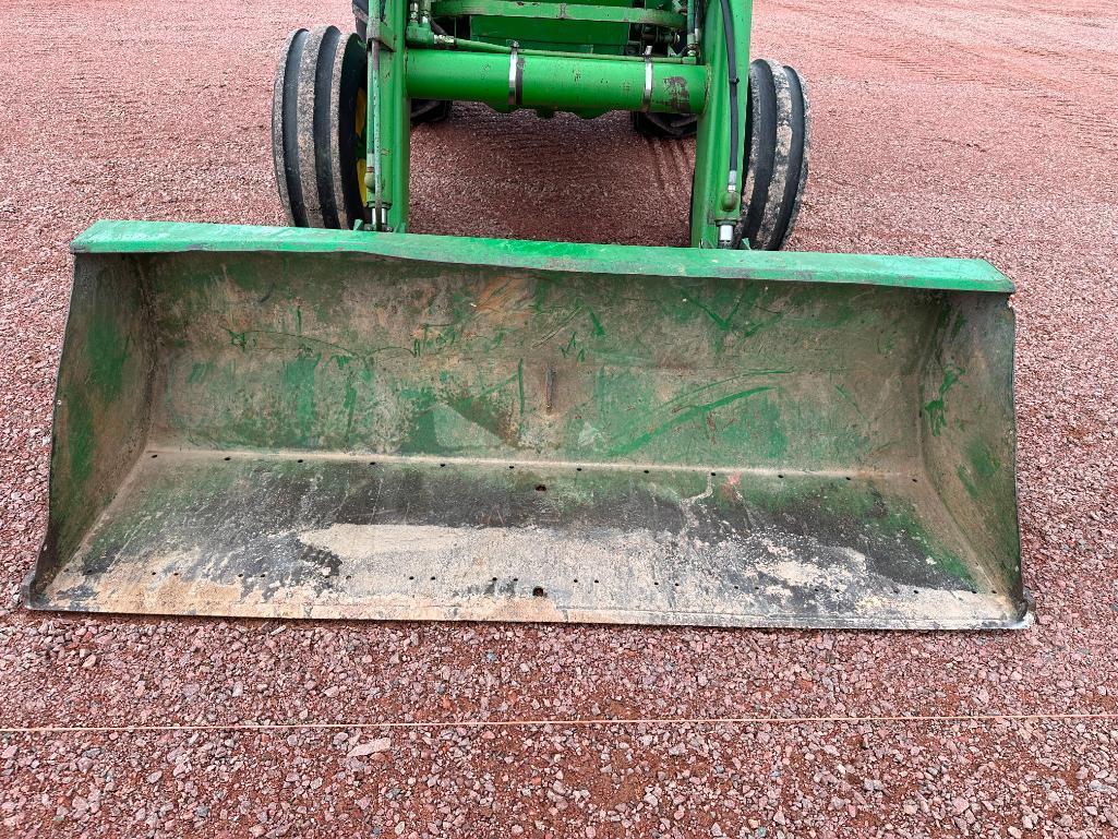 1983 John Deere 2550 tractor, CHA, John Deere 146 loader, 8-spd trans, 18.4x30 rear tires, 2-hyds,