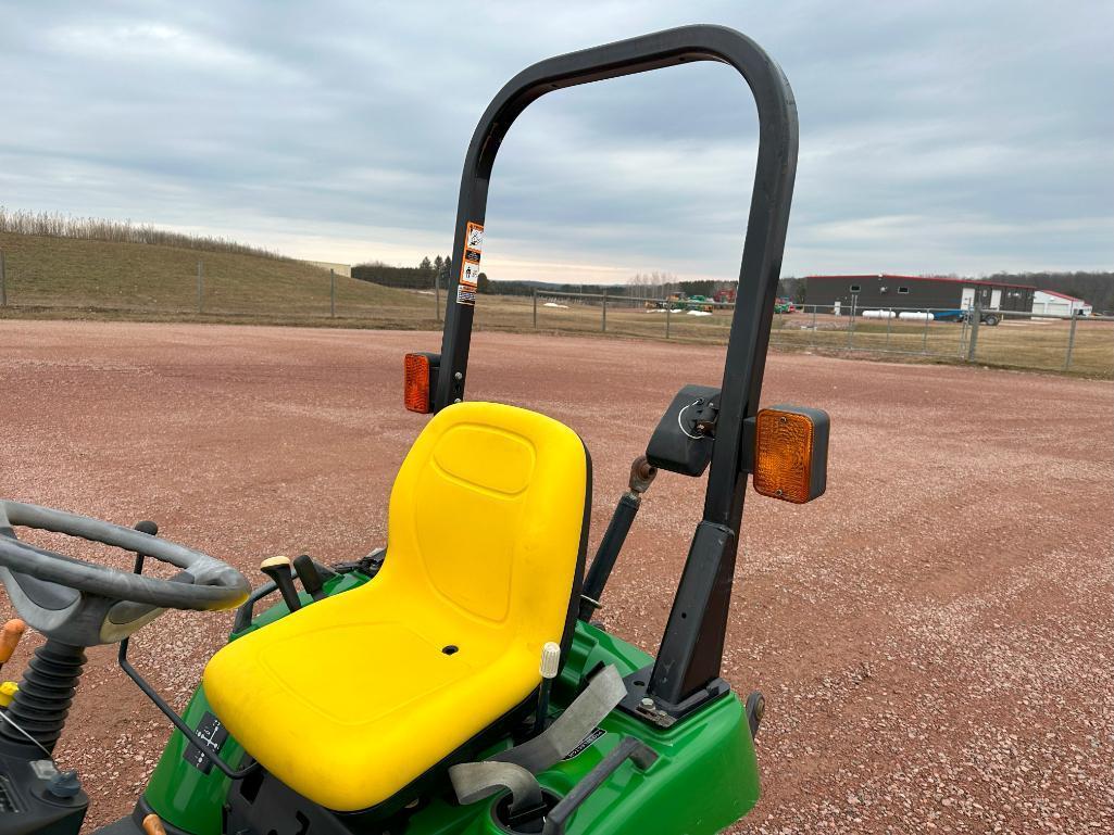 2007 John Deere 2305 compact tractor, open station, 4x4, John Deere 200CX loader, hydro trans, R4