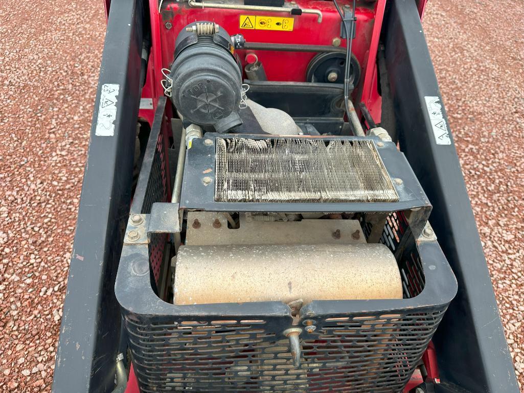 2013 Toro Dingo TX427 walk behind track skid steer, Kohler gas engine, 6" rubber tracks, bucket, aux