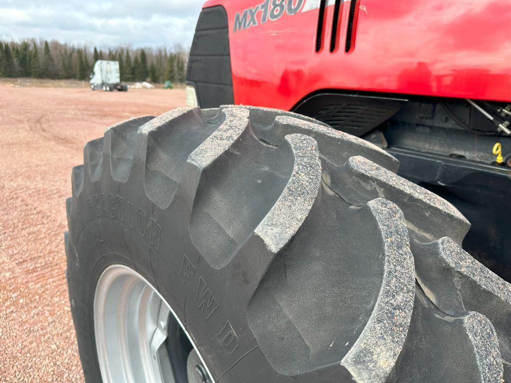 2001 Case IH MX180 tractor, CHA, MFD, 20.8x42 axle duals, powershift trans, 3-PTO capable, 4-hyds,