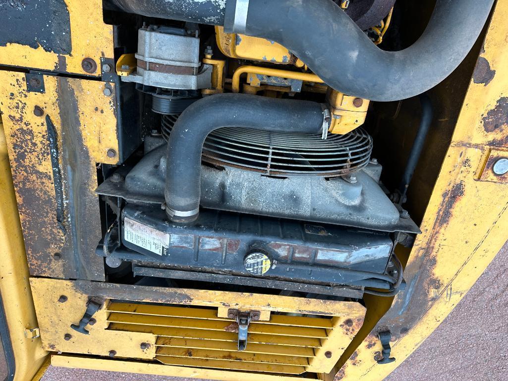 1997 John Deere 120 excavator, cab w/heat, 27 1/2" track pads, 36" bucket, manual thumb, runs &