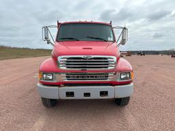 (TITLE) 2003 Sterling Acterra dump truck, single axle, Mercedes OM906LA@300 hp diesel engine, auto