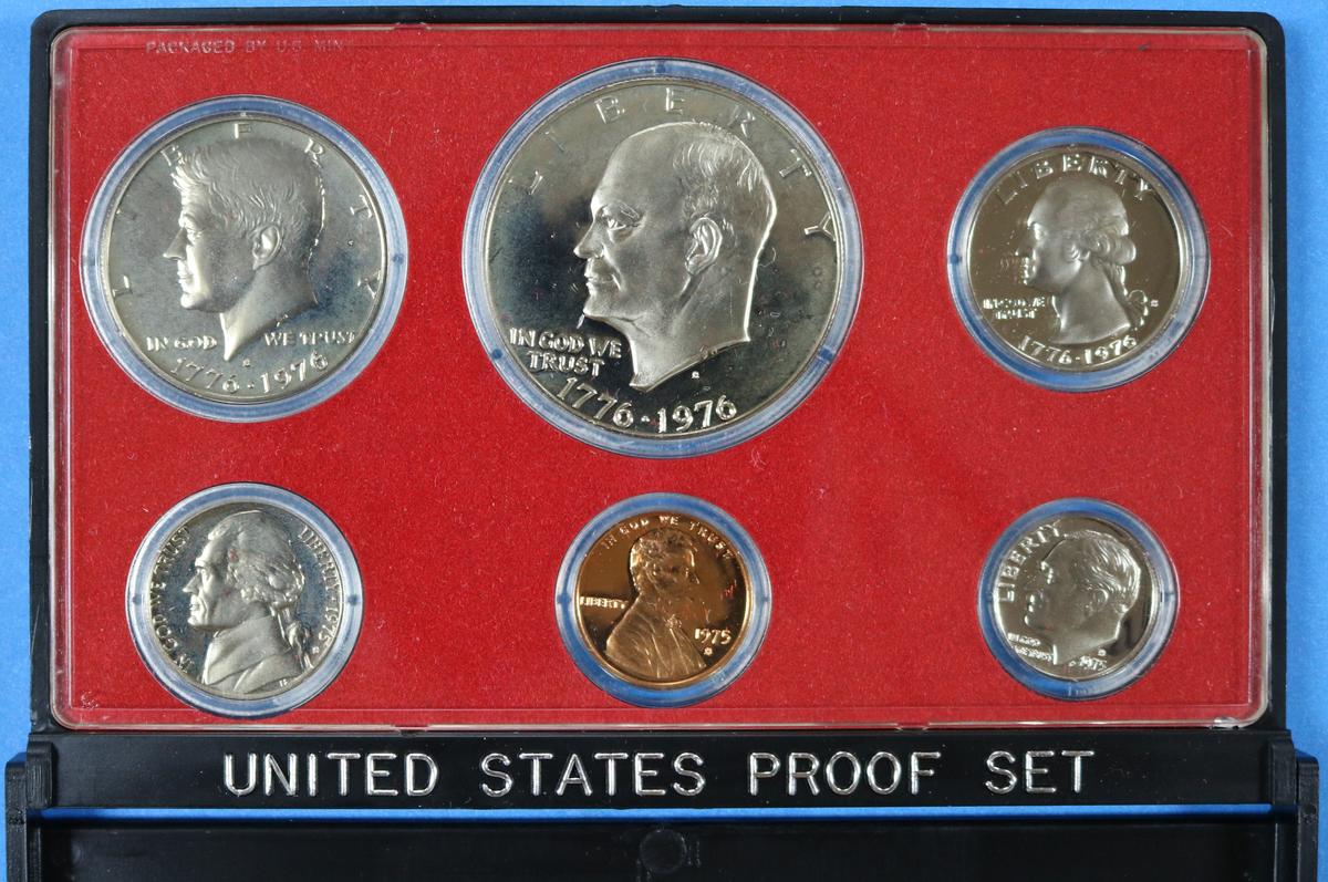 1975 US United States Proof Coin Set