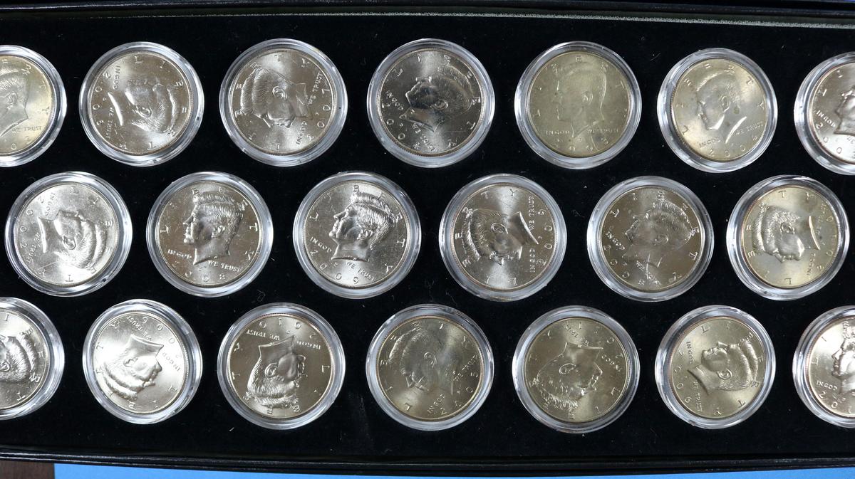 Last Decade of P & D Kennedy Half Dollars 2002-2011 - 20 Coins