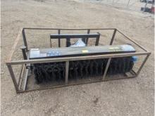 Agrotk SSAB-72 Skid Steer Rotary Angle Broom