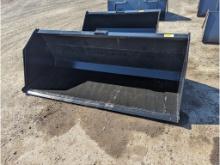 84" Skid Steer Snow / Litter Bucket