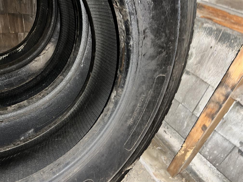 BID PRICE X 3 - (3)  22.5 TRUCK TIRES