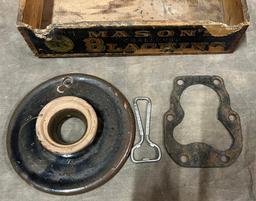 Antique Masons Shoe Polish Box