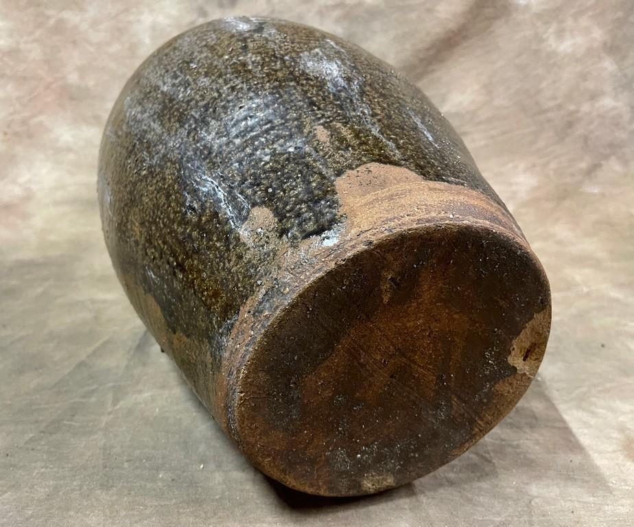 Antique Four Gallon Catawba Valley Pottery Jar