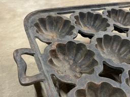 Antique Cast Iron Muffin Pan