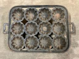 Antique Cast Iron Muffin Pan