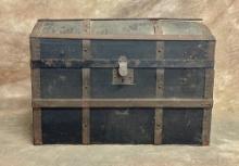 Antique Childs Size Dome Top Trunk