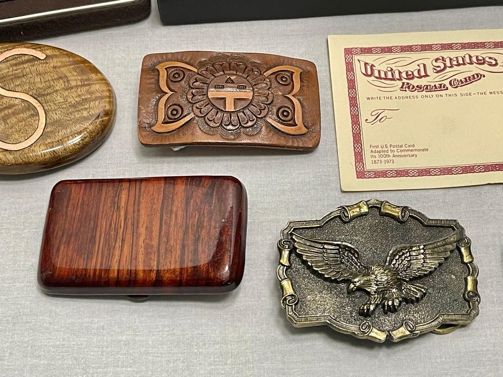 Men's Jewelry Box & Belt Buckles