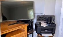 Dell 2400 Computer With LG Monitor & Cannon Printer