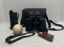 Jason Binoculars, Flashlights & Knife Lot