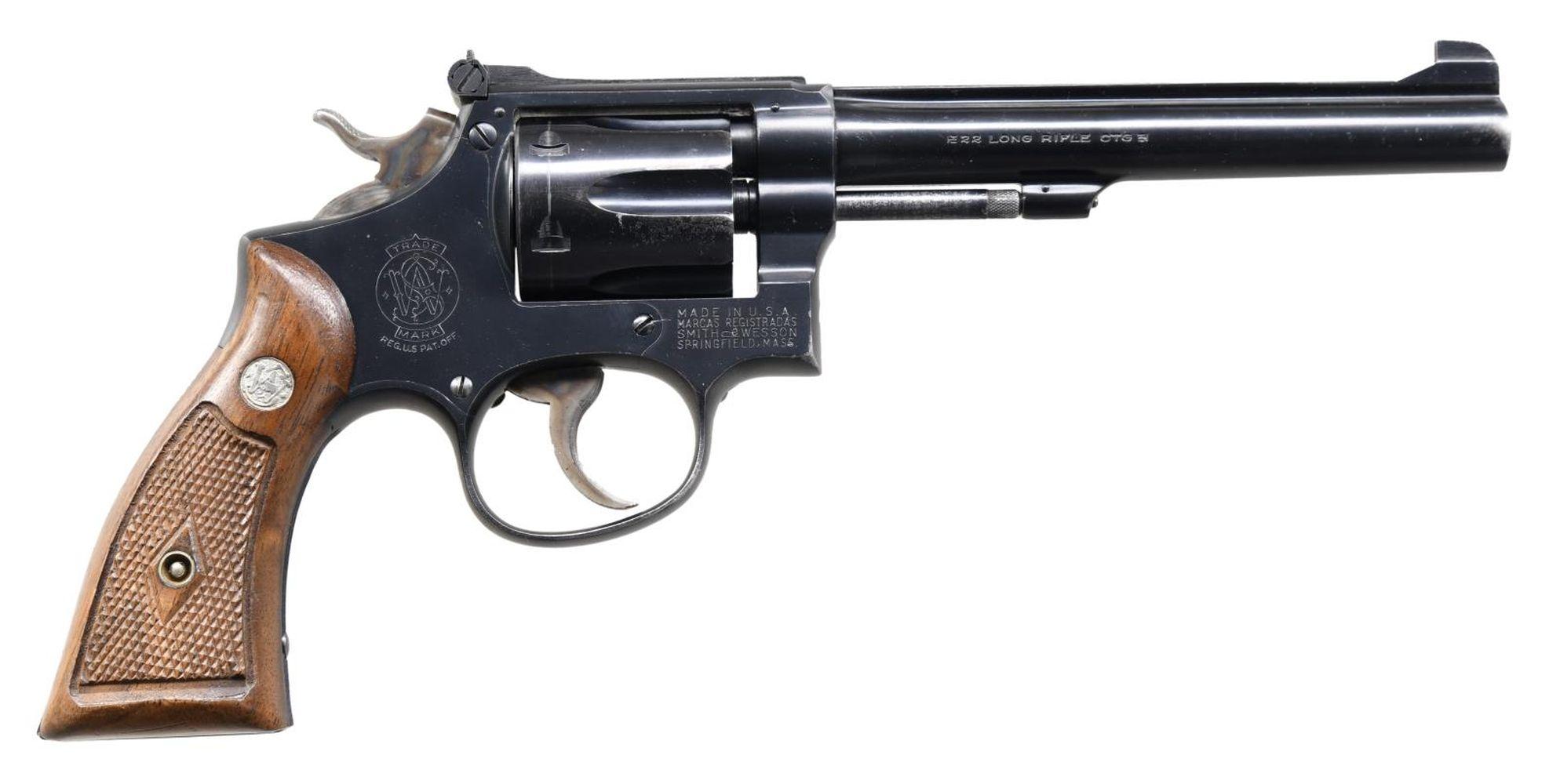 SMITH & WESSON MODEL K22 MASTERPIECE DOUBLE ACTION