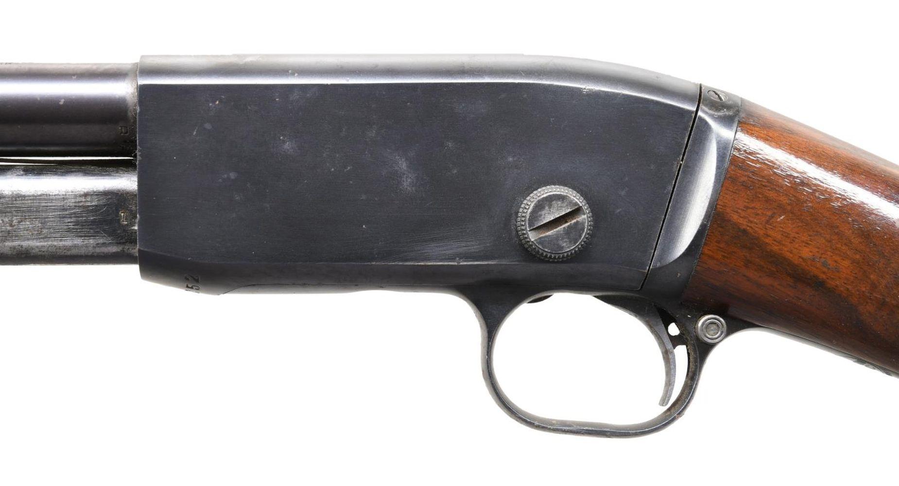 REMINGTON MODEL 12 SLIDE ACTION RIFLE.