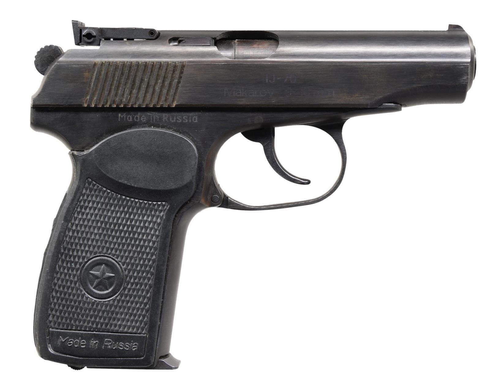 BAIKAL IJ70 MAKAROV SEMI AUTO PISTOL.