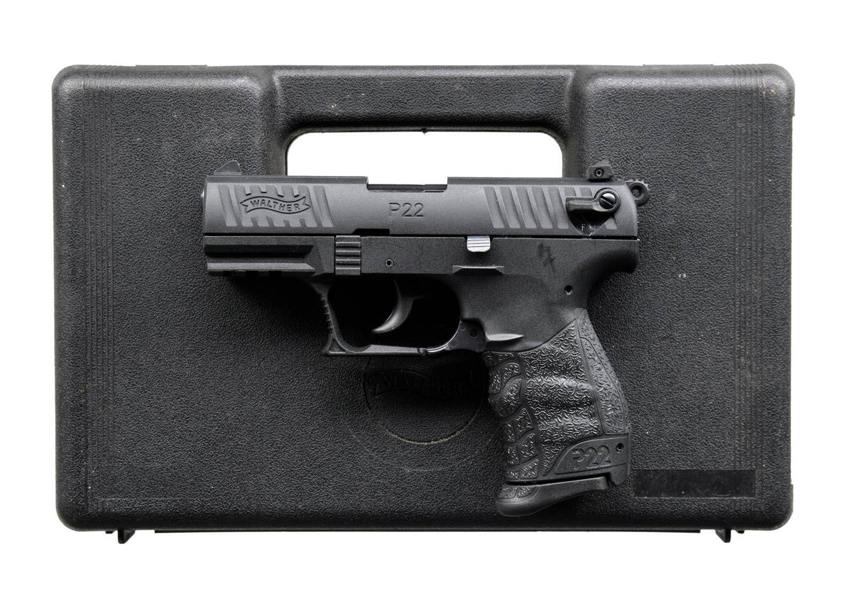 WALTHER P22 SEMI-AUTOMATIC PISTOL WITH MATCHING