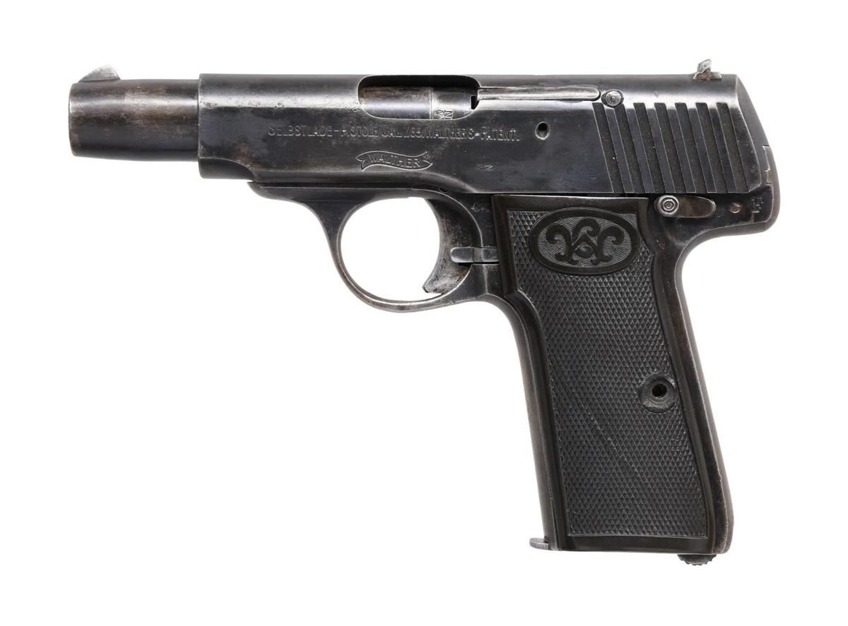 WALTHER MODEL 4 SEMI AUTO PISTOL.