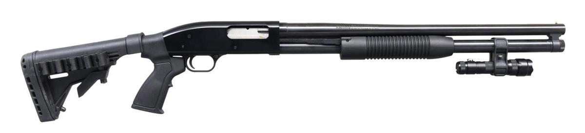 MOSSBERG MAVERICK 88 PUMP ACTION SHOTGUN.