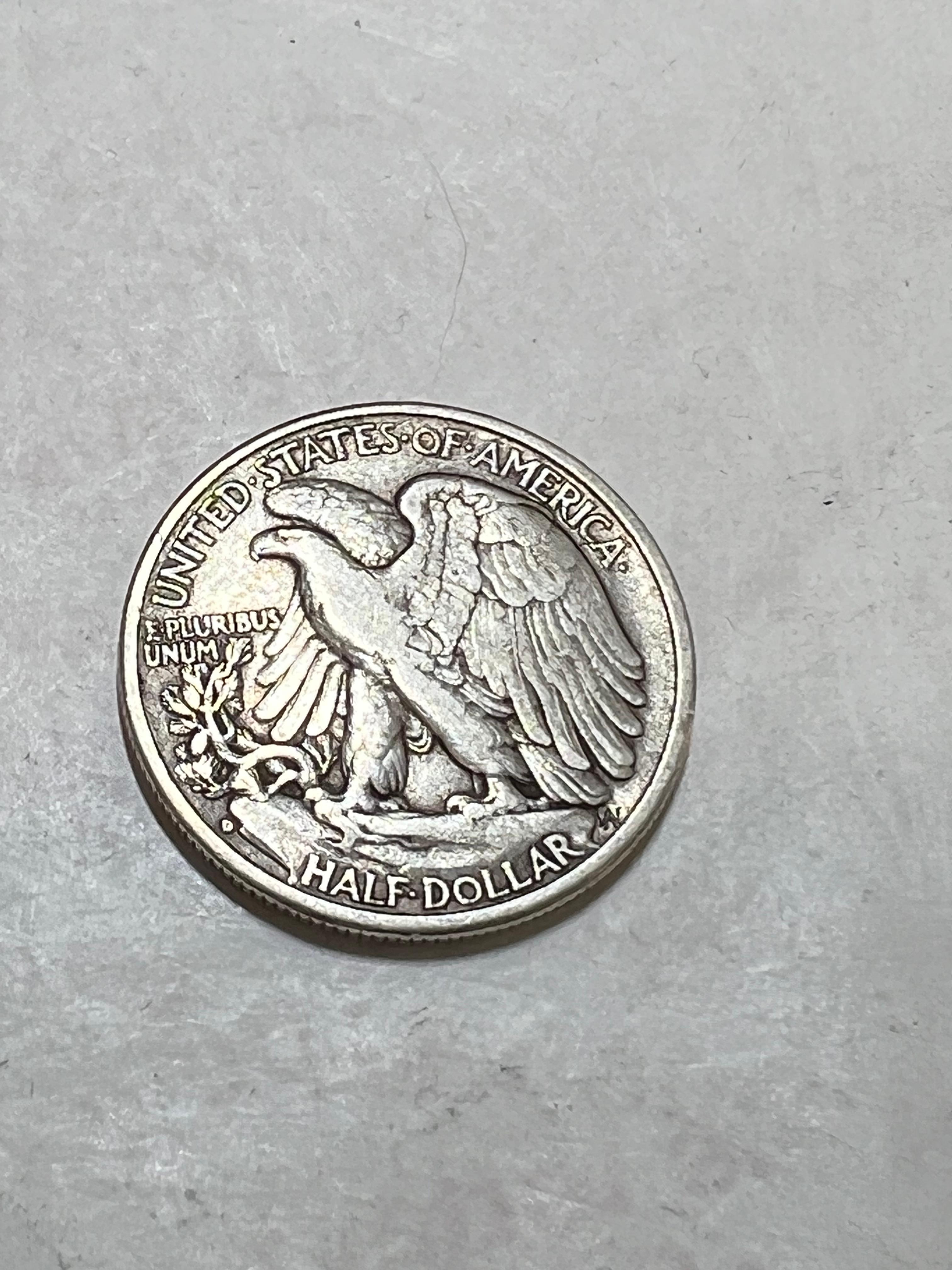 1938 D Walking Liberty Half Dollar