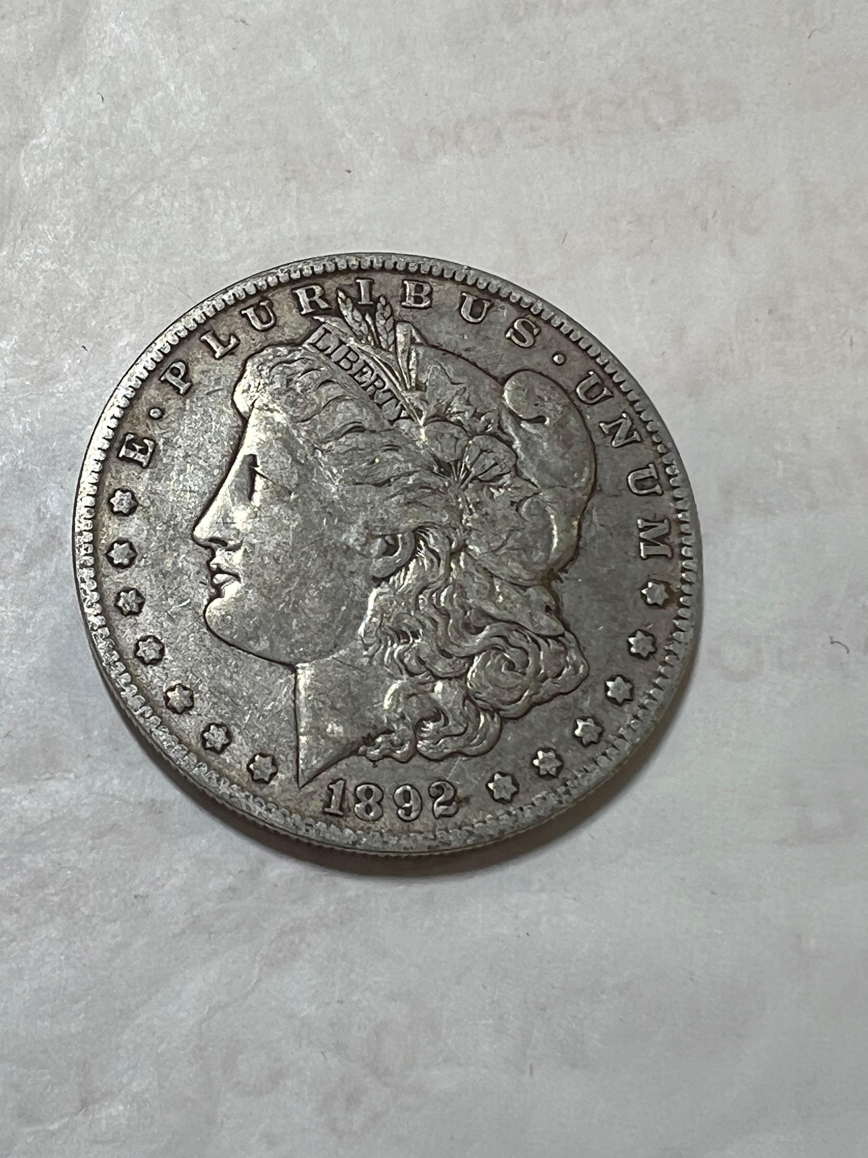 1892 O Morgan Dollar