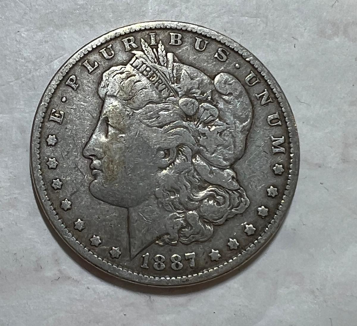 1887 Morgan Dollar