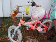 Barbie bike and accessories