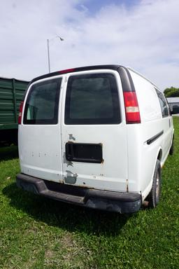 2003 Chevrolet Model 2500 Cargo Van, VIN# 1GCFG25X031152754, 4.3L V-8 Gas Engine, Automatic Transmis