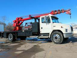 2000 Freightliner Model FL-70 1-Axle Crane Truck, VIN# 1FV6HFBA87HF02126, Cummins Turbo Diesel Engin