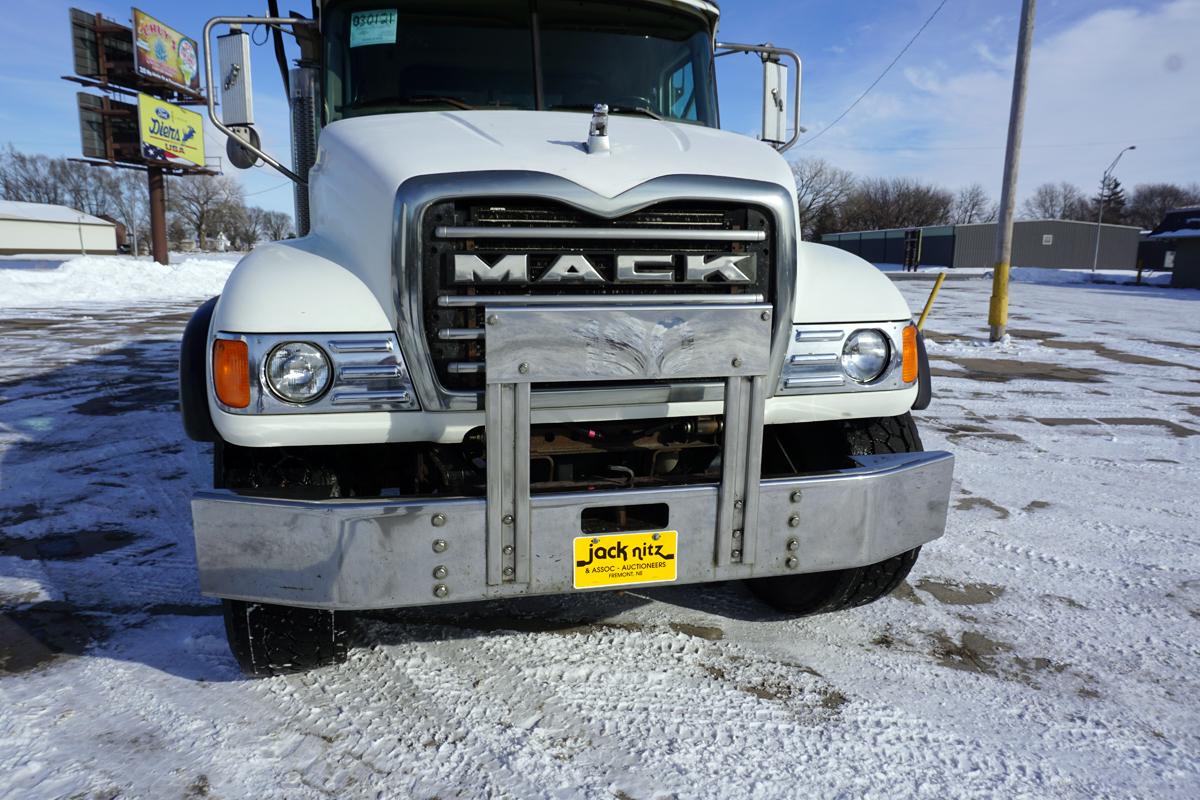 2007 Mack Model CV713 "Granite" Triple Axle Conventional Dump Truck, VIN# 1M2AG11CO7M044853, Mac