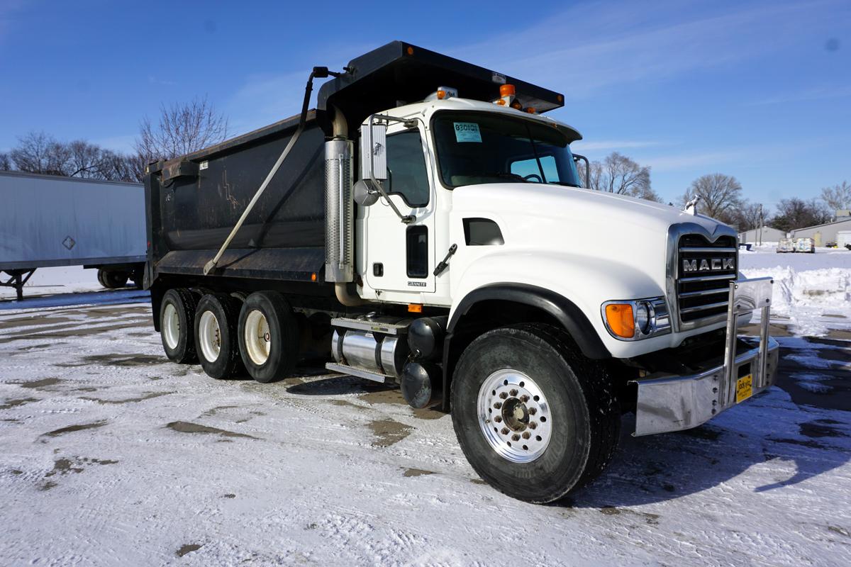 2007 Mack Model CV713 "Granite" Triple Axle Conventional Dump Truck, VIN# 1M2AG11CO7M044853, Mac