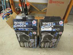 (3) Motorcycle Wheel Chocks