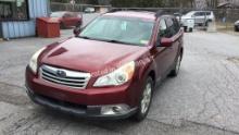 2012 Subaru Outback 2.5i H4, 2.5L