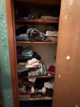 Linen Closet & Contents Of Bathroom