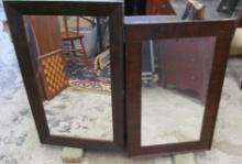 (2) Empire Period Mahogany Mirrors