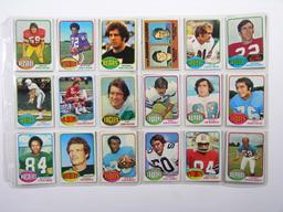 (216) 1976 Topps Football Cards VG/EX to EX Conditions