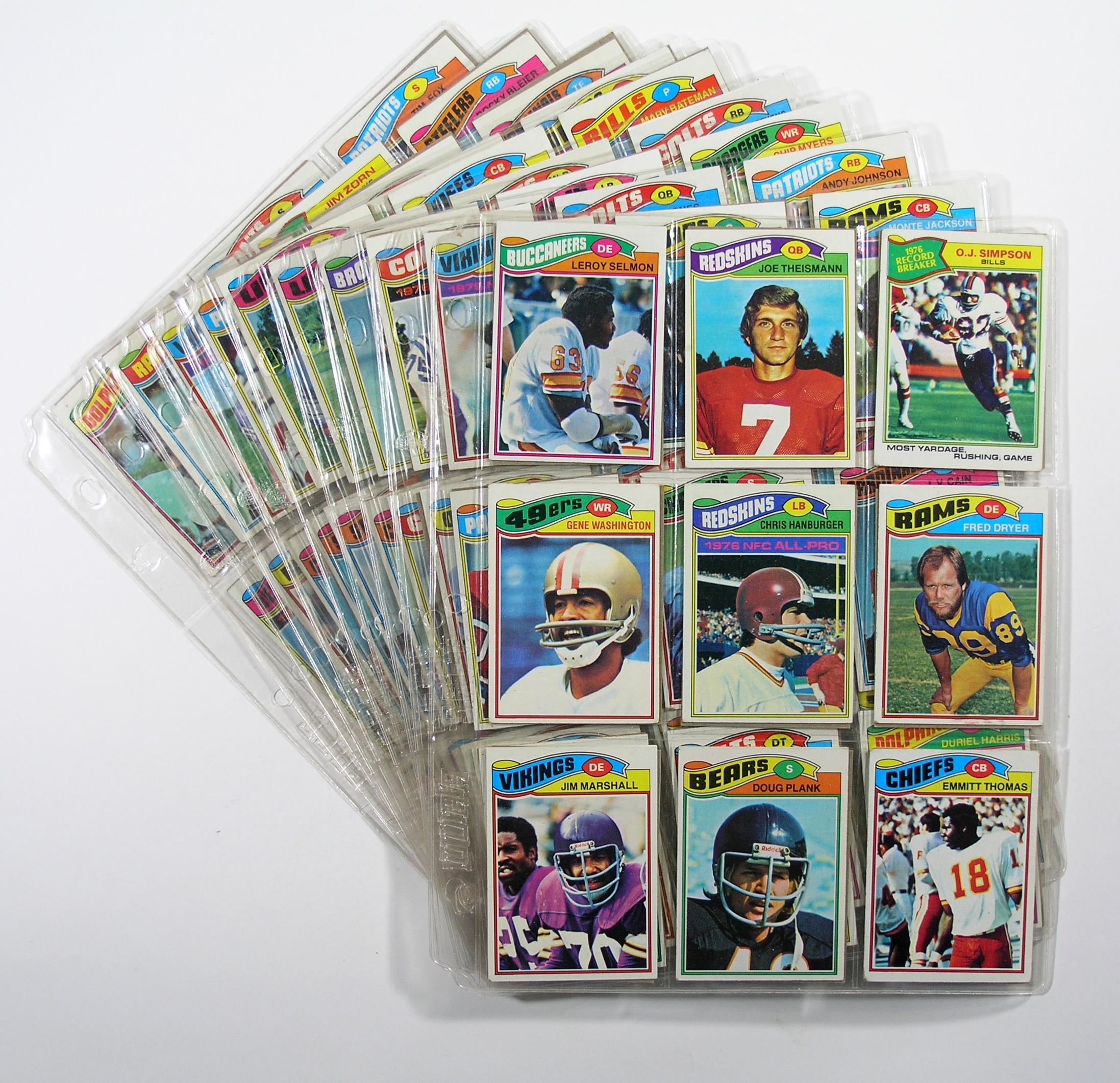 (180) 1977 Topps Football Cards VG/EX to EX Conditions