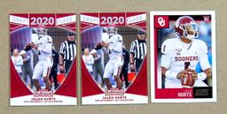 (11) 2020 ROOKIE Football Cards jalen Hurts Philadelphia Eagles