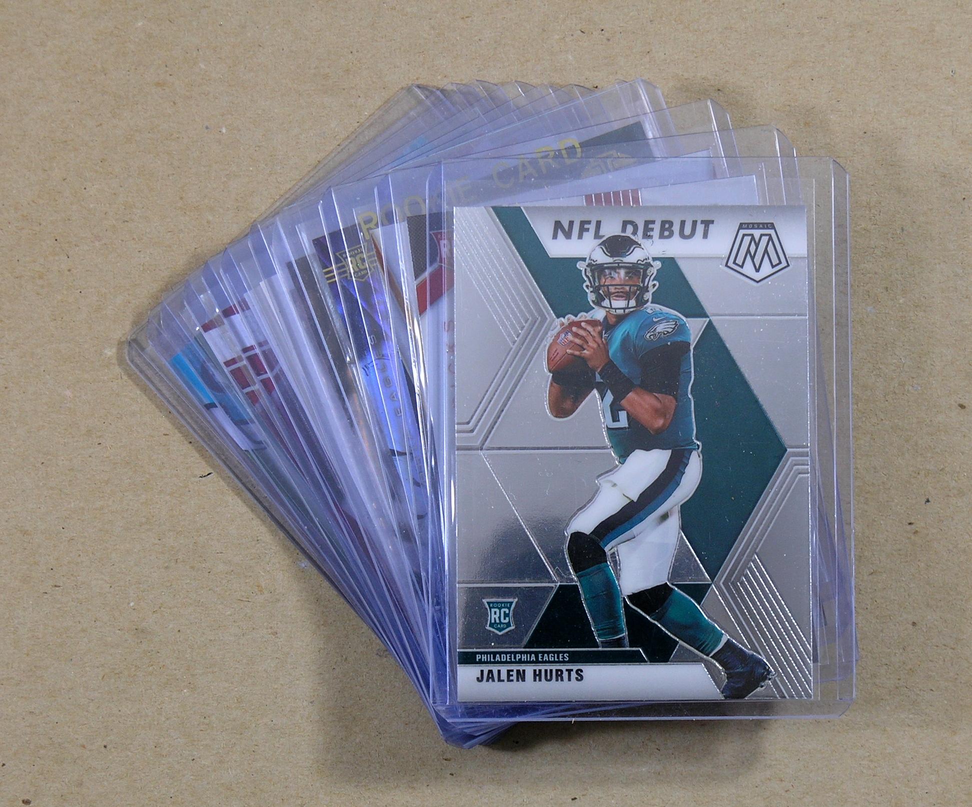 (11) 2020 ROOKIE Football Cards jalen Hurts Philadelphia Eagles