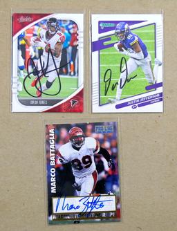 (5) Autographed Football Cards