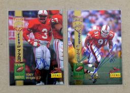 (5) Autographed Football Cards